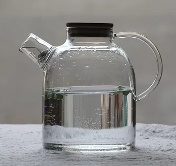 1PC Glass Kettle Water Jug Heat Resistant Flower Teapot With Bamboo Lid Stainless Steel Filter Juice Container JM 1007
1PC Glass Kettle Water Jug Heat Resistant Flower Teapot With Bamboo Lid Stainless Steel Filter Juice Container JM 1007