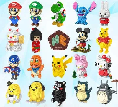 HC Mini Blocks Anime Big size Hello Kitty DIY Building Toys Cute pikcu egg mario pokemon Juguetes Model Toys for children gifts
HC Mini Blocks Anime Big size Hello Kitty DIY Building Toys Cute pikcu egg mario pokemon Juguetes Model Toys for children gifts