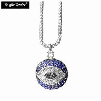Turkish Eye Link Chain Pendant Necklace,Thomas Style Trendy Chains Fashion Round Gift Jewelry in 925 Sterling Silver For Women
Turkish Eye Link Chain Pendant Necklace,Thomas Style Trendy Chains Fashion Round Gift Jewelry in 925 Sterling Silver For Women