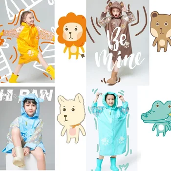 Children Cartoon Print Rainwear Inflatable Cap Siamese Raincoat for Child Waterproof Rain Coat tiger Bear
Children Cartoon Print Rainwear Inflatable Cap Siamese Raincoat for Child Waterproof Rain Coat tiger Bear