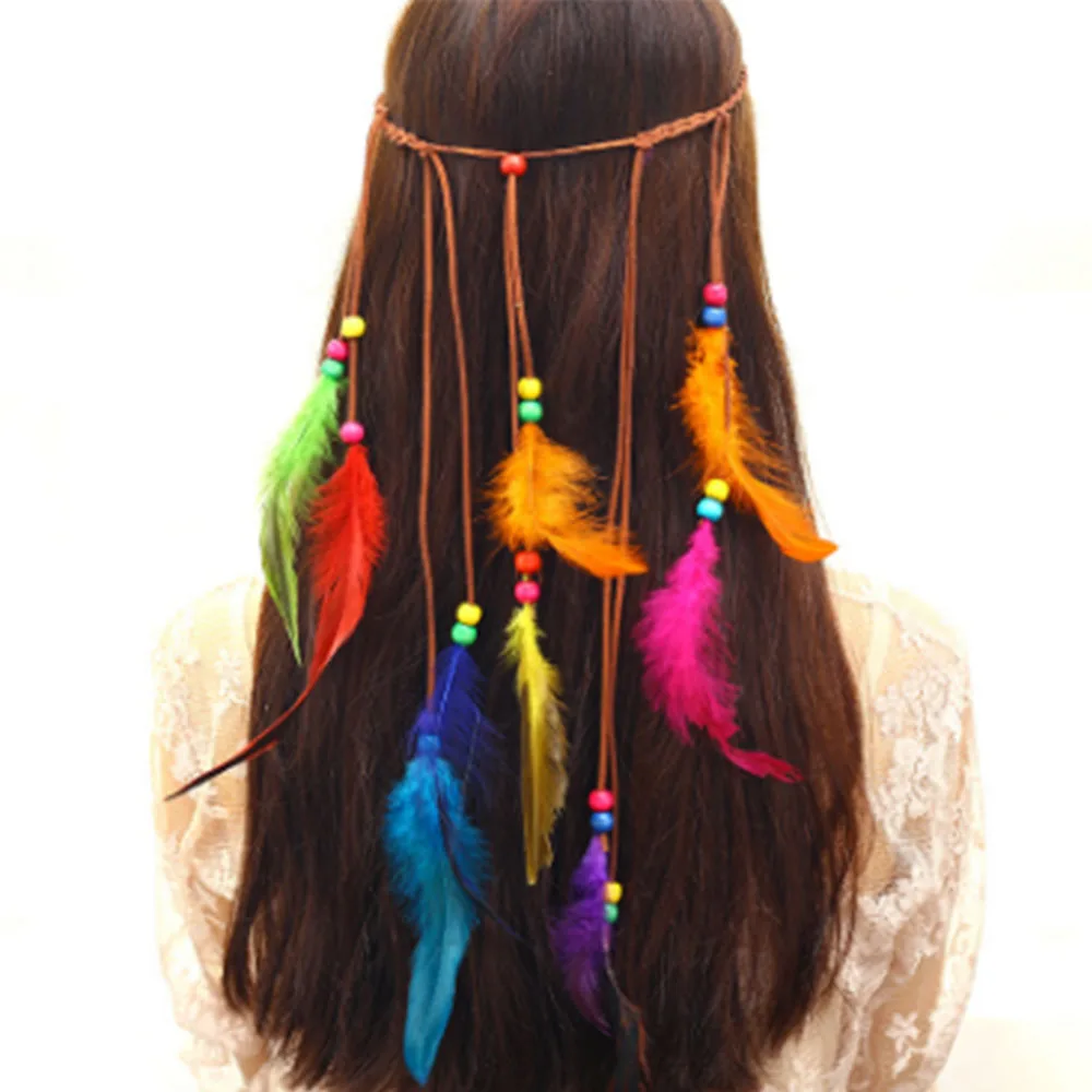 Bohemia Imitate Peacock Feather Hair Band Fashion National Multicolor Headdress Hair Crown New High Quality
Bohemia Imitate Peacock Feather Hair Band Fashion National Multicolor Headdress Hair Crown New High Quality
