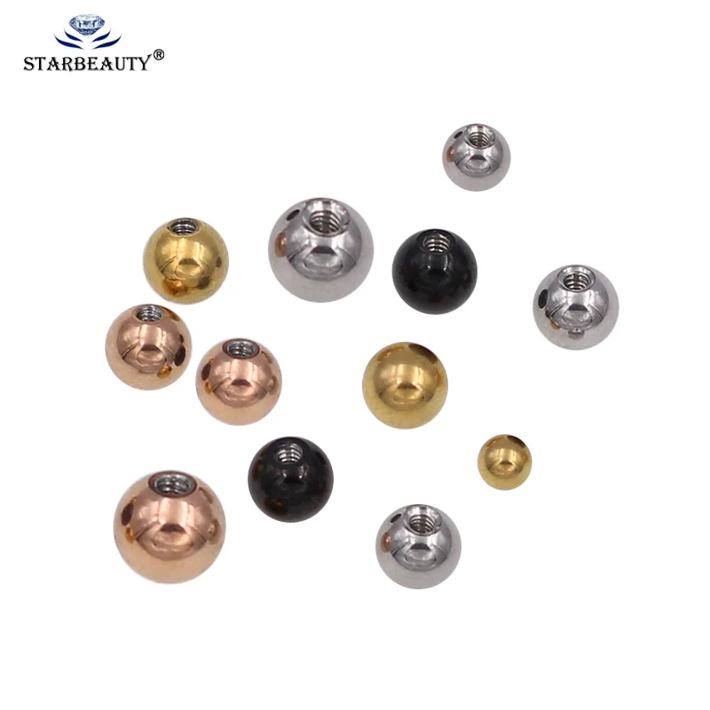10Pcs/lot 14G 16G 7 Size Choice Stainless Steel Piercing Ball Belly Navel Ring Lip Eyebrow Tongue Body Jewelry Piercing Parts
10Pcs/lot 14G 16G 7 Size Choice Stainless Steel Piercing Ball Belly Navel Ring Lip Eyebrow Tongue Body Jewelry Piercing Parts
