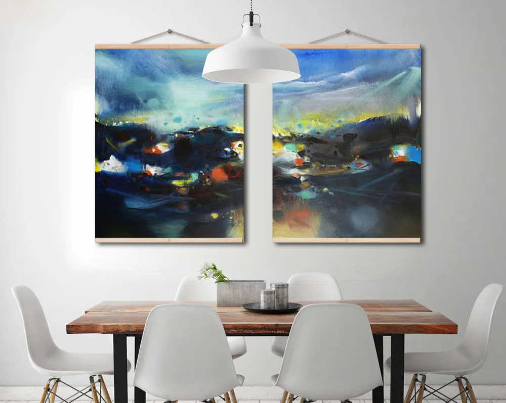 Kidsroom Decoration Abstract Landscape Watercolor Hamlet Blue Sky Wall Picture On Canvas Warm Framed Painting Prints
Kidsroom Decoration Abstract Landscape Watercolor Hamlet Blue Sky Wall Picture On Canvas Warm Framed Painting Prints