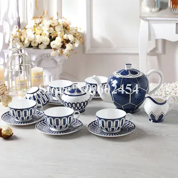Porcelain coffee set ultra-thin bone china fashion home furnishing pattern design outline in gold 15pcs European tea set pot
Porcelain coffee set ultra-thin bone china fashion home furnishing pattern design outline in gold 15pcs European tea set pot