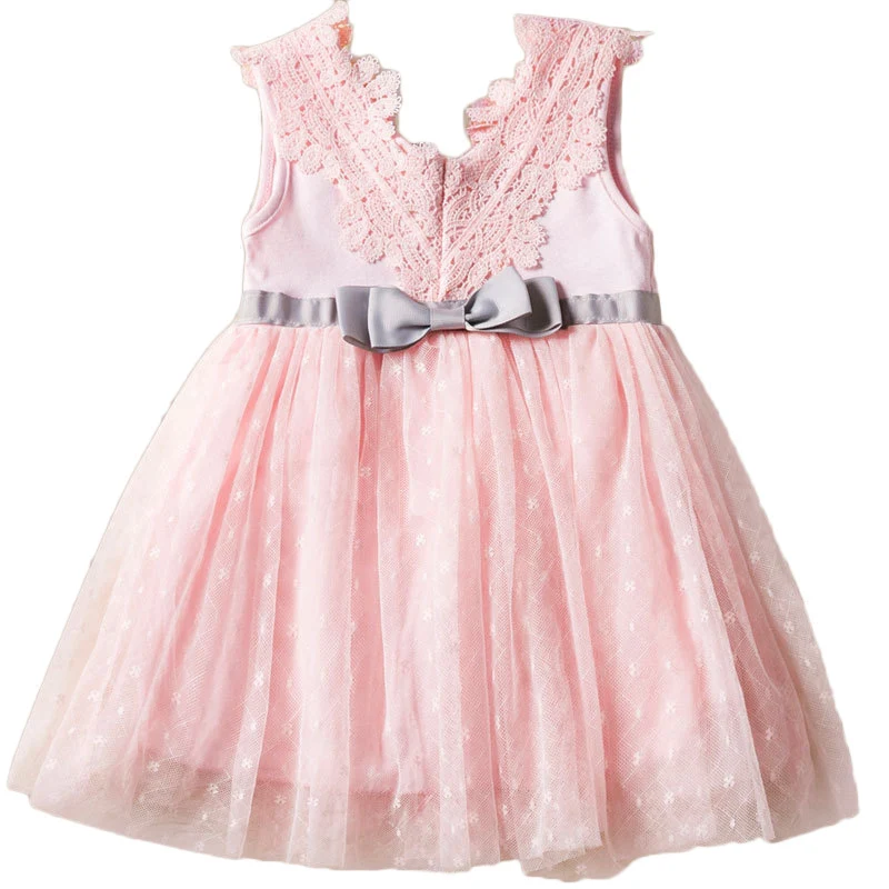 Lace Baby girl Dress Flower Dresses V-neck Pink Bow Cotton Princess Baby Girls Clothes Wedding Ballgown Summer vestidos princesa
Lace Baby girl Dress Flower Dresses V-neck Pink Bow Cotton Princess Baby Girls Clothes Wedding Ballgown Summer vestidos princesa