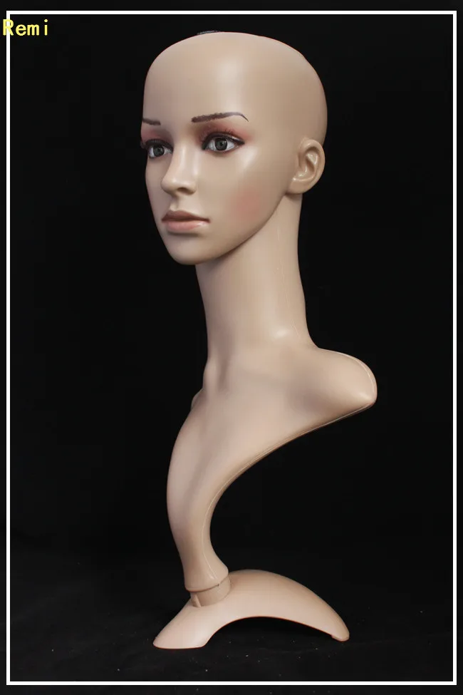 HOT SALE!High quality Realistic Plastic female mannequin dummy head with hair for hat & sunglass & jewelry&mask display
HOT SALE!High quality Realistic Plastic female mannequin dummy head with hair for hat & sunglass & jewelry&mask display