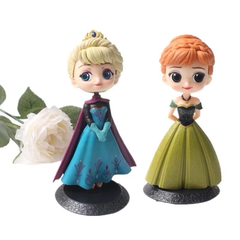 2pcs/set Q Posket Princess Elsa & Anna Coronation Style Doll PVC Figure Boneca 15cm Elsa Dolls Collectible Model Toys
2pcs/set Q Posket Princess Elsa & Anna Coronation Style Doll PVC Figure Boneca 15cm Elsa Dolls Collectible Model Toys