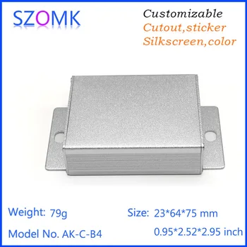 10pcs/lot blue aluminium housing for electronics which can be customized length used for pcb 23x64x75mm
10pcs/lot blue aluminium housing for electronics which can be customized length used for pcb 23x64x75mm