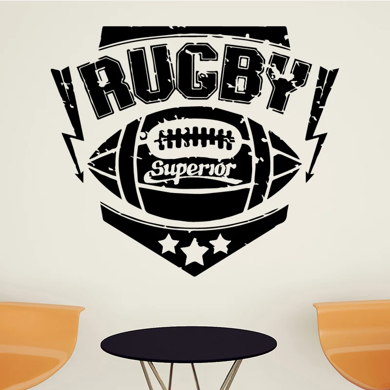 Rugby Sport Wall Stickers For Kids Room Living Room Wallpapers Decals Vinyl Wall Art Home Decor Self Adhesive Murals
Rugby Sport Wall Stickers For Kids Room Living Room Wallpapers Decals Vinyl Wall Art Home Decor Self Adhesive Murals