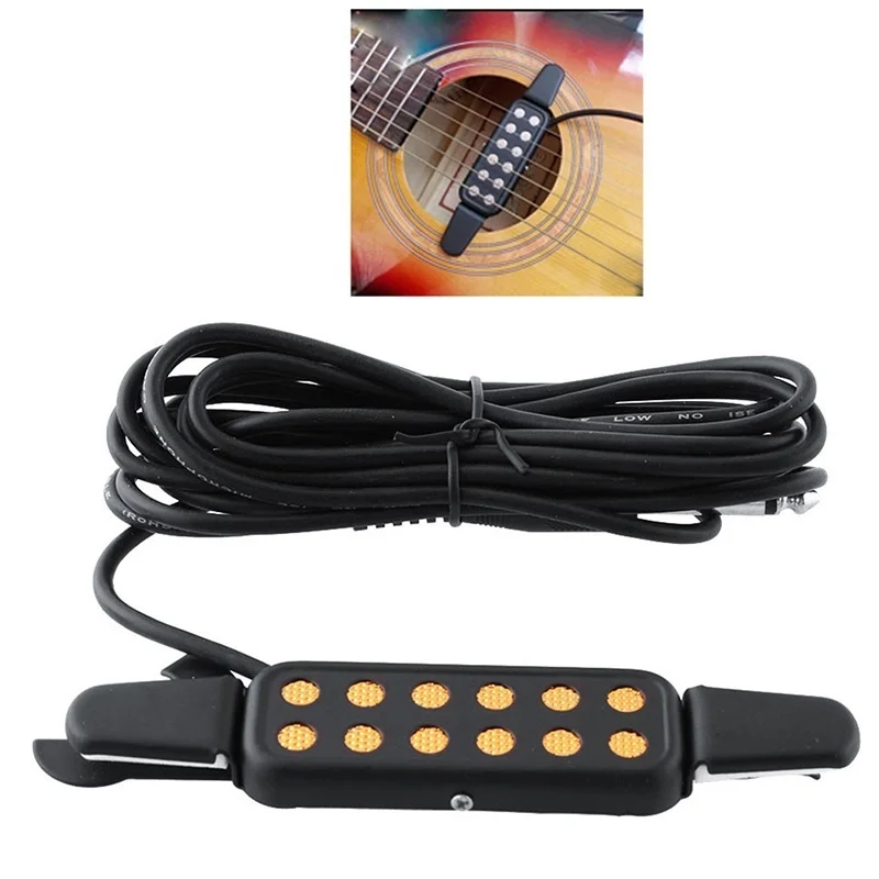 Professional Classic Acoustic Guitar Pickup Transducer Amplifier Guitar Pickup Sound Hole Musical Instruments Pickup For Guitar
Professional Classic Acoustic Guitar Pickup Transducer Amplifier Guitar Pickup Sound Hole Musical Instruments Pickup For Guitar