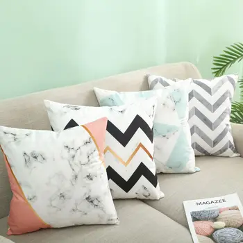 Nordic Style Square Pillow Custom Marble Geometry Super Soft Sofa Pillow Cushion with core Home Decor For Office Chair
Nordic Style Square Pillow Custom Marble Geometry Super Soft Sofa Pillow Cushion with core Home Decor For Office Chair
