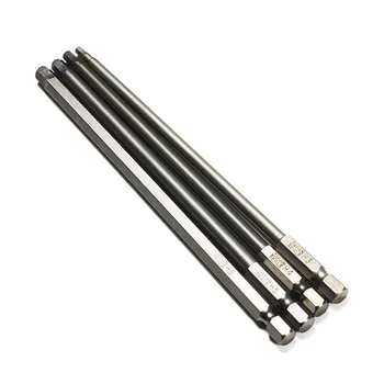 Popular 4pcs 150mm 3-6mm Hex Head Screwdriver Bits 1/4 Inch Hex Magnetic Electric Screwdriver For 1/ 4" Pneumatic Screwdrivers
Popular 4pcs 150mm 3-6mm Hex Head Screwdriver Bits 1/4 Inch Hex Magnetic Electric Screwdriver For 1/ 4" Pneumatic Screwdrivers