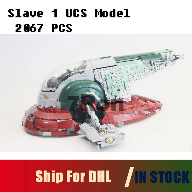 Compatible 75060 Star Series Wars Slave 1 UCS Models building toy 05037 2067pcs Model Building Blocks toys & hobbies 
Compatible 75060 Star Series Wars Slave 1 UCS Models building toy 05037 2067pcs Model Building Blocks toys & hobbies