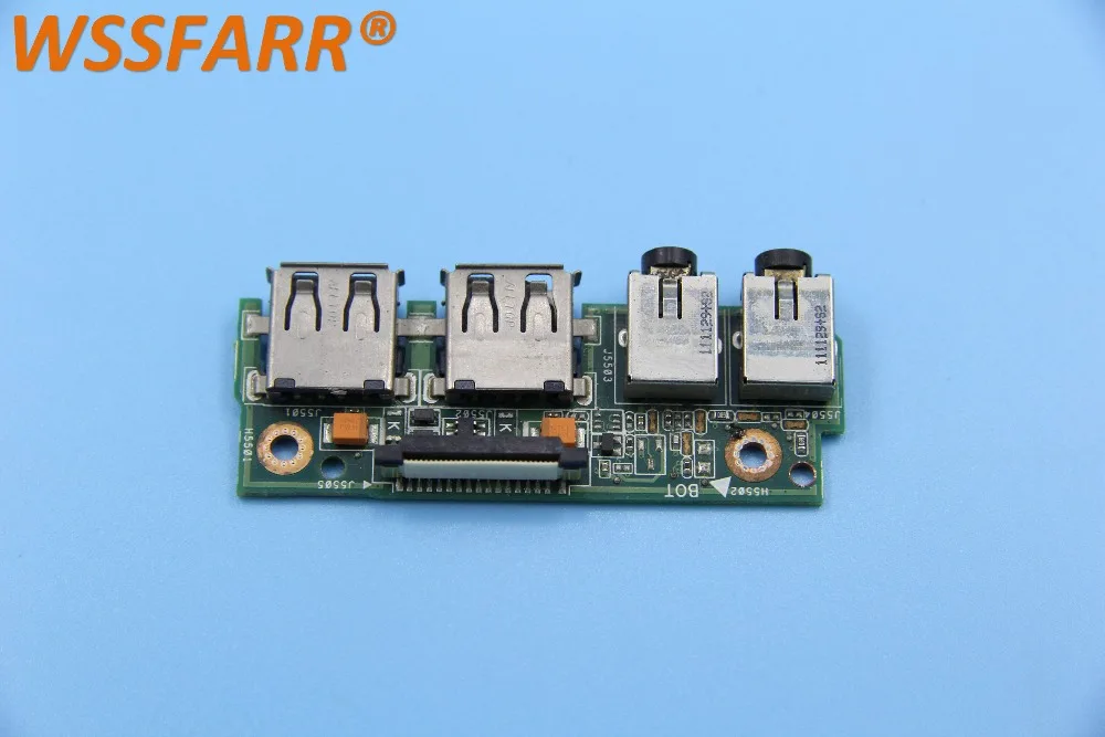 For ASUS K43 K43SV K43SD A43S X43S K43S K43SJ Laptop Audio USB 2.0 IO Board Interface Board JACK Board K43SD IO BOARD
For ASUS K43 K43SV K43SD A43S X43S K43S K43SJ Laptop Audio USB 2.0 IO Board Interface Board JACK Board K43SD IO BOARD