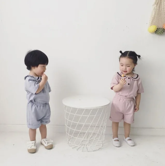 2019 Best Selling Girls Boys Cotton Linen Set Shirt+Shorts Summer Kids Boys Suit 0-4 Years
2019 Best Selling Girls Boys Cotton Linen Set Shirt+Shorts Summer Kids Boys Suit 0-4 Years