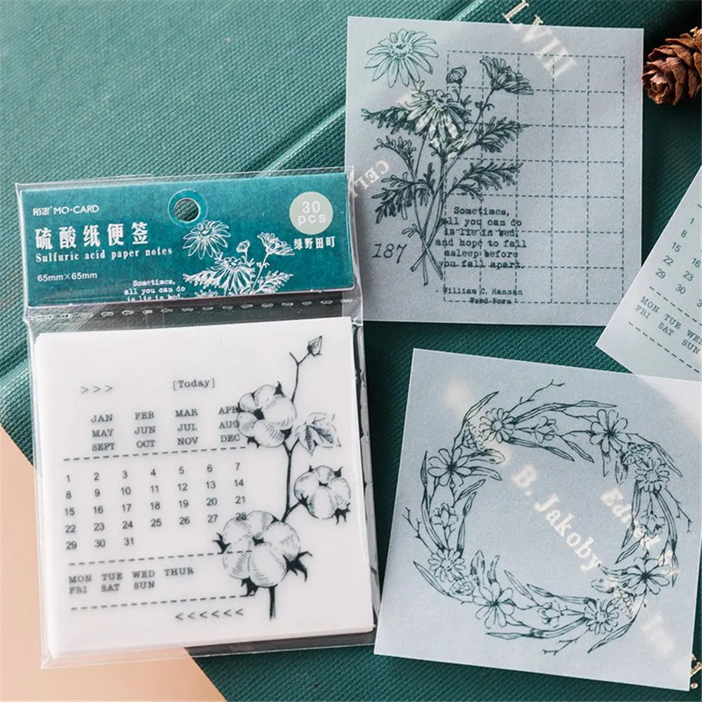30sheets Memo Pad Transparent Acid Paper Writing Pad Message Card Paper Notepad Kawaii School Stationery Office Supplies Gifts
30sheets Memo Pad Transparent Acid Paper Writing Pad Message Card Paper Notepad Kawaii School Stationery Office Supplies Gifts