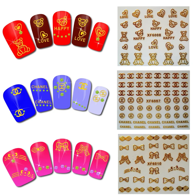 2019 New Arrive Manicure Design 3D Nail Sticker Back Glue Sticker Design Logo Sticker Brand Nail Art Decoration Nail Accessories
2019 New Arrive Manicure Design 3D Nail Sticker Back Glue Sticker Design Logo Sticker Brand Nail Art Decoration Nail Accessories