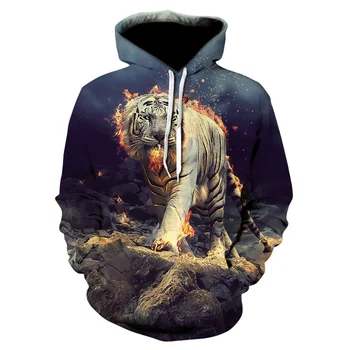Men's 3d flame tiger hoodie with a new animal-print hoodie for fall, and 2019 brand hoodie with a stylish tracksuit street coat
Men's 3d flame tiger hoodie with a new animal-print hoodie for fall, and 2019 brand hoodie with a stylish tracksuit street coat