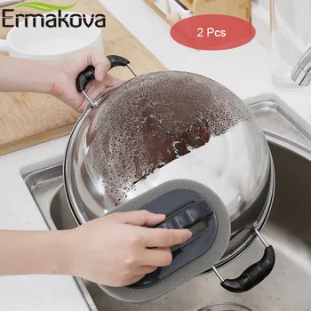 ERMAKOVA 2 Pcs/Lot Emery Brush Sponge Brush Magic Eraser Brush Home Kitchen Pot Utensil Rust Bathroom Cleaning Tool
ERMAKOVA 2 Pcs/Lot Emery Brush Sponge Brush Magic Eraser Brush Home Kitchen Pot Utensil Rust Bathroom Cleaning Tool