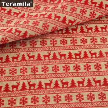 Teramila Composite Fabric 50cmx145cm Printed Red Christmas Series Cloth Patterns Bag Hat Stocking Decoration Home Textile
Teramila Composite Fabric 50cmx145cm Printed Red Christmas Series Cloth Patterns Bag Hat Stocking Decoration Home Textile