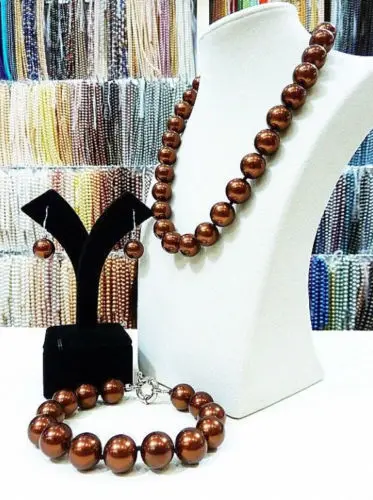 14mm coffee South Sea shell pearl necklace bracelet earrings set AAA style Fine Noble real Natural free shipping
14mm coffee South Sea shell pearl necklace bracelet earrings set AAA style Fine Noble real Natural free shipping