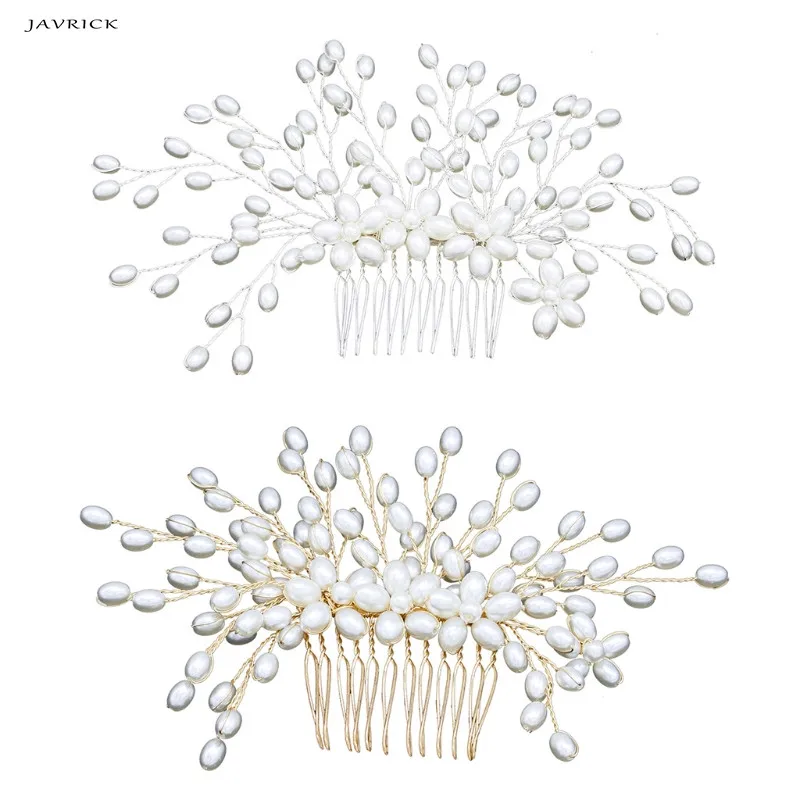 JAVRICK Bride Bridesmaid Comb Wedding Handmade Pearl Headwear Jewelry Hair Accessories Headdress Tiara For wedding Party Gift
JAVRICK Bride Bridesmaid Comb Wedding Handmade Pearl Headwear Jewelry Hair Accessories Headdress Tiara For wedding Party Gift