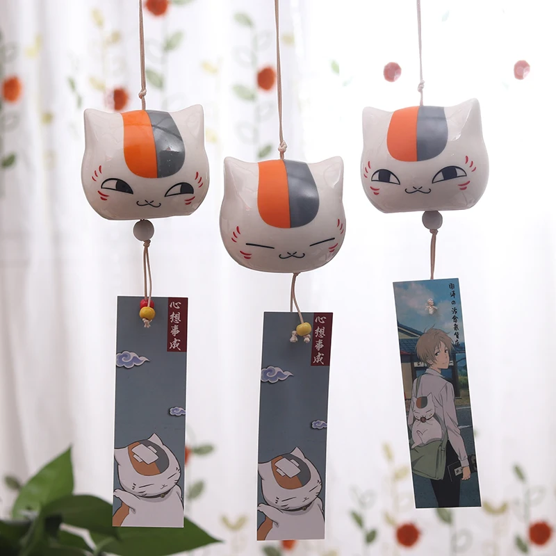 Hot Selling Peripheral Cat Teacher Spot Pendant Niangkou Sansan Ceramic Wind Bell Hanging Ornaments Japanese Creative Birthday
Hot Selling Peripheral Cat Teacher Spot Pendant Niangkou Sansan Ceramic Wind Bell Hanging Ornaments Japanese Creative Birthday