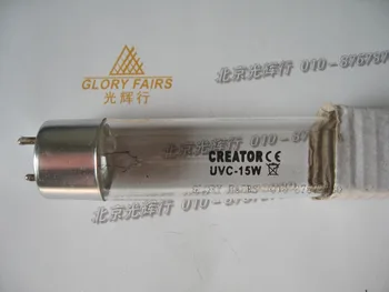 Kingrate UVC-15W germicidal lamp,UV 253.7nm 254nm,UV-C water air disinfection sterilizer,G15T8 15W UVC linear tube
Kingrate UVC-15W germicidal lamp,UV 253.7nm 254nm,UV-C water air disinfection sterilizer,G15T8 15W UVC linear tube