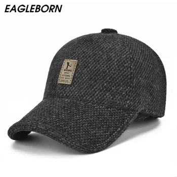 EAGLEBORN 2020 Woolen Knitted Design Winter Baseball Cap Men Thicken Warm Hats with Earflaps
EAGLEBORN 2020 Woolen Knitted Design Winter Baseball Cap Men Thicken Warm Hats with Earflaps