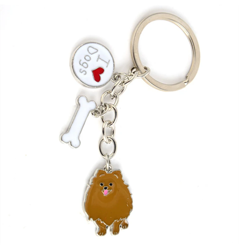 Pomeranian dog keychain key rings for women men girls white gold color metal pet dog pendant bag charm car key chain keyring
Pomeranian dog keychain key rings for women men girls white gold color metal pet dog pendant bag charm car key chain keyring