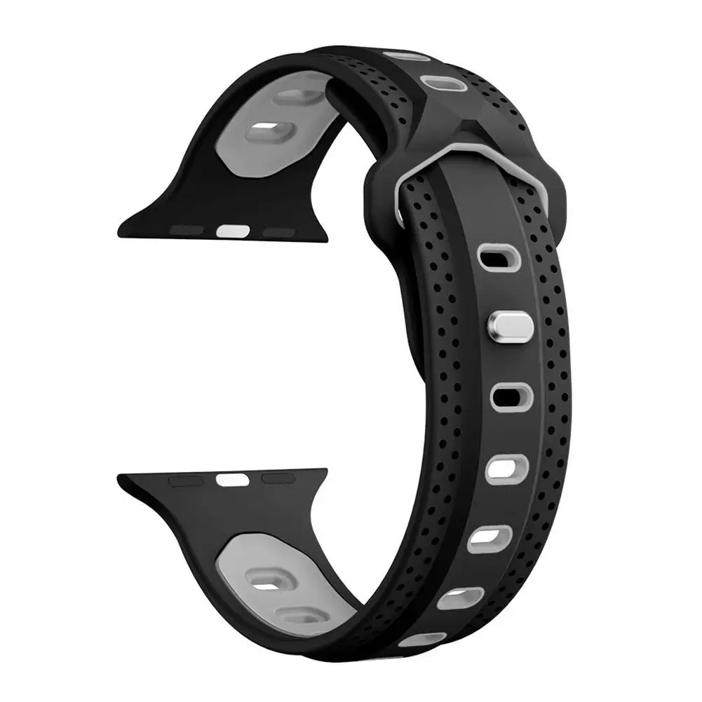 New Arrival Perforated Silicone Rubber Smart Watch Band Bracelet Strap for Fitbit Ionic
New Arrival Perforated Silicone Rubber Smart Watch Band Bracelet Strap for Fitbit Ionic