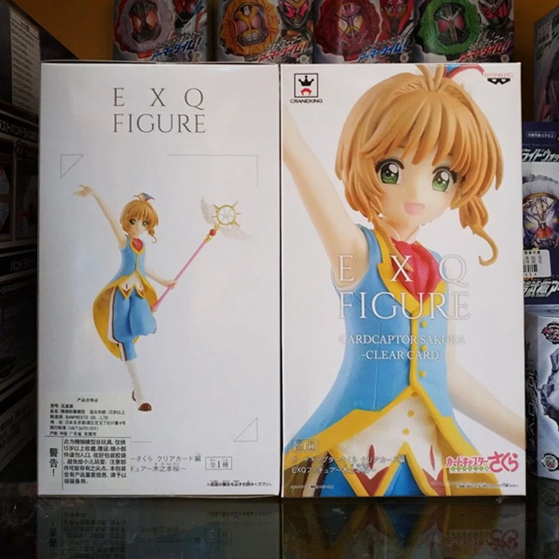 WSTXBD оригинальная BANPRESTO Cardcaptor Sakura прозрачная карта ed EXQ фигурка Kinomoto игрушки
