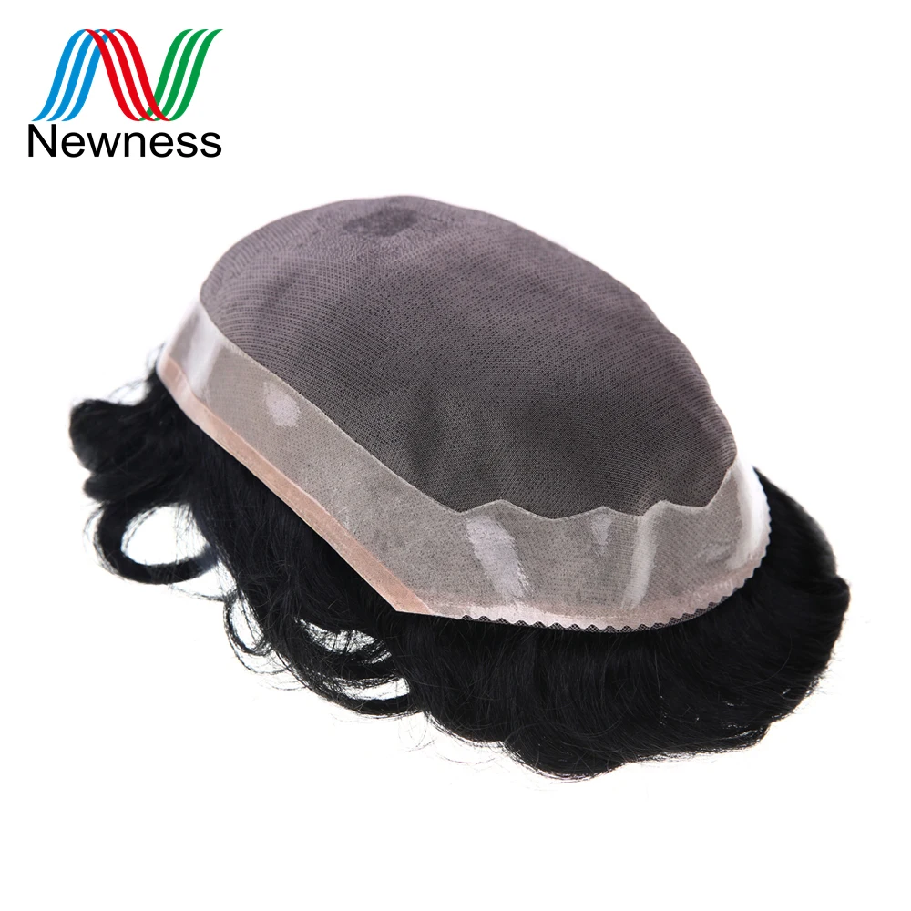 NEWNESS Toupee Durable Remy Human Hair Men Toupee Lace PU Men Wig Hair System for Men Mono Net Base PU
NEWNESS Toupee Durable Remy Human Hair Men Toupee Lace PU Men Wig Hair System for Men Mono Net Base PU