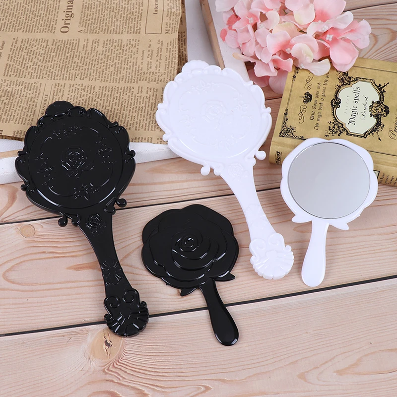 1Pc New Mini Portable Vintage Cosmetic Makeup Mirror Hand Hold Oval Round Mirror Classical Rose Style Mirror Beauty Make Up Tool
1Pc New Mini Portable Vintage Cosmetic Makeup Mirror Hand Hold Oval Round Mirror Classical Rose Style Mirror Beauty Make Up Tool