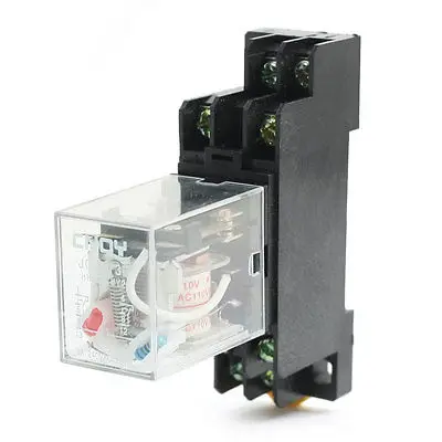 AC110V 5A Coil 8-Pin DPDT Red LED Light General Purpose Power Relay w Socket Free Shipping
AC110V 5A Coil 8-Pin DPDT Red LED Light General Purpose Power Relay w Socket Free Shipping