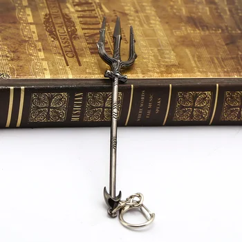 J Store 12pcs/lot Wholesale Movie Justice League Aquaman Trident Keychain Silver Alloy Key Holder Weapon Men Chaveiro Jewelry
J Store 12pcs/lot Wholesale Movie Justice League Aquaman Trident Keychain Silver Alloy Key Holder Weapon Men Chaveiro Jewelry