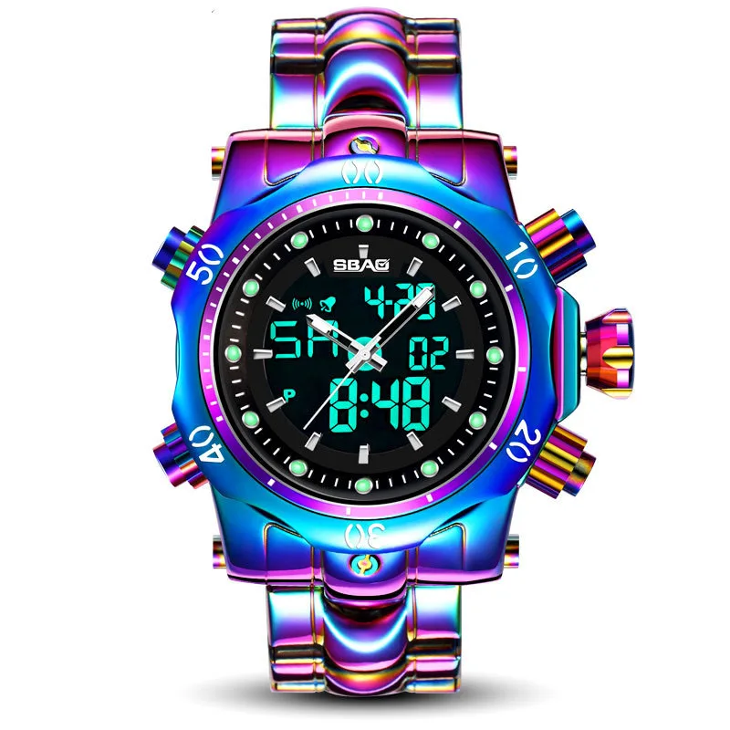 Large Dial Men's Electronic Watch Steel with Alarm Clock Calendar Digital Watch
Large Dial Men's Electronic Watch Steel with Alarm Clock Calendar Digital Watch