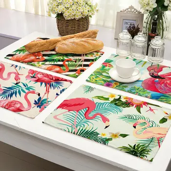 1Pcs Flamingo Tropical Monstera Pattern Placemat Cotton Linen Coaster Dining Table Mat Cup Mat Pad 42*32cm Home Decor MP0080
1Pcs Flamingo Tropical Monstera Pattern Placemat Cotton Linen Coaster Dining Table Mat Cup Mat Pad 42*32cm Home Decor MP0080
