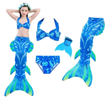 Hot!Kids Mermaid Swimsuit Bikini Girls Mermaid Tail with Monofin Flippers Child's Wear Split Swimsuit Mermaid Tail Swim Clothing
Hot!Kids Mermaid Swimsuit Bikini Girls Mermaid Tail with Monofin Flippers Child's Wear Split Swimsuit Mermaid Tail Swim Clothing