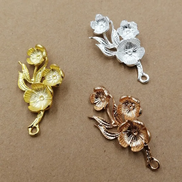 20pcs 47*25MM Metal Alloy Flowers Pendant Gold Silver KC Gold Tone Flowers Branches Pendant Charm For Jewelry Making
20pcs 47*25MM Metal Alloy Flowers Pendant Gold Silver KC Gold Tone Flowers Branches Pendant Charm For Jewelry Making