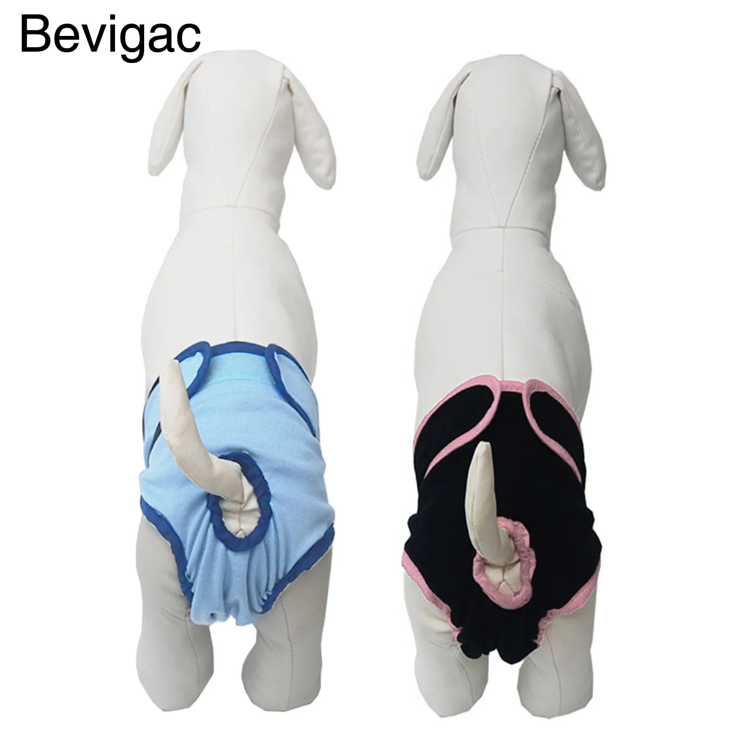 Behogar Washable Female Pet Puppy Dog Shorts Sanitary Pants Diaper Underwear Physiological Panties with Hook And Loop Size XS-M
Behogar Washable Female Pet Puppy Dog Shorts Sanitary Pants Diaper Underwear Physiological Panties with Hook And Loop Size XS-M
