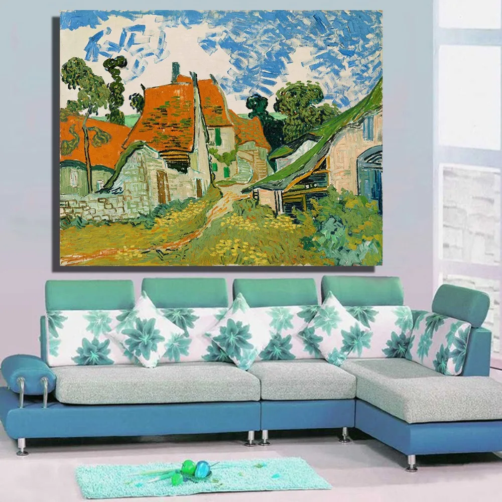 Street in Auvers sur Oise wall art decoration oil painting on Canvas wall painting picture
Street in Auvers sur Oise wall art decoration oil painting on Canvas wall painting picture