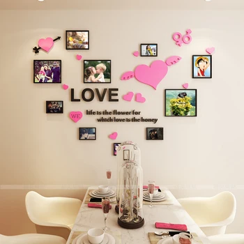 Warm Photo Frame Acrylic 3D Wall Sticker Wedding Room Romantic LOVE DIY Art Wall Decor Living Room Bedroom Wall Decoration
Warm Photo Frame Acrylic 3D Wall Sticker Wedding Room Romantic LOVE DIY Art Wall Decor Living Room Bedroom Wall Decoration