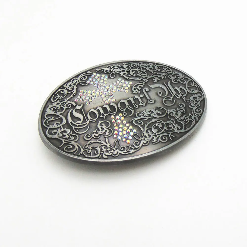 New Cowgirl Up Cross Belt Buckle Metal With Rhinestone Zinc Alloy Western Buckle for Women Apprael Accessories
New Cowgirl Up Cross Belt Buckle Metal With Rhinestone Zinc Alloy Western Buckle for Women Apprael Accessories
