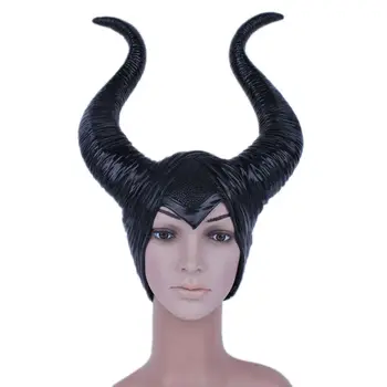 Women's Angelina Maleficent Latex Mask Halloween Movie Maleficent Horns Headpiece Mask Masquerade Party Cosplay Costume Props
Women's Angelina Maleficent Latex Mask Halloween Movie Maleficent Horns Headpiece Mask Masquerade Party Cosplay Costume Props