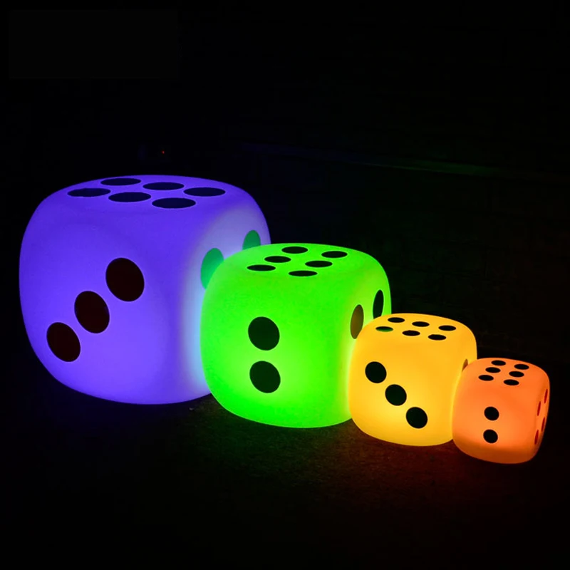 Creative craps LED night light waterproof cube chair 15cm 20cm 30cm Rechargeable bar lamp fixtures cafe KTV store decor lighting
Creative craps LED night light waterproof cube chair 15cm 20cm 30cm Rechargeable bar lamp fixtures cafe KTV store decor lighting