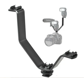 Aluminum Triple 3 Cold Hot Shoe V Flash LED Video Light camera Monitor Microphone Bracket Stand Holder for Canon Nikon
Aluminum Triple 3 Cold Hot Shoe V Flash LED Video Light camera Monitor Microphone Bracket Stand Holder for Canon Nikon