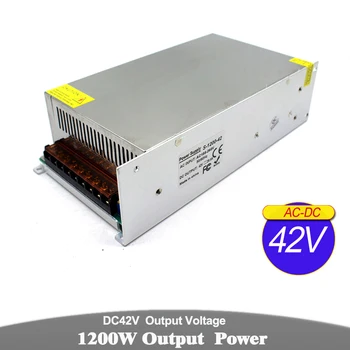 Small Volume Switching Power Supply 1200W 42V Single Output Transformers AC110V 220V DC42V 28.6A Power Source For CNC Router
Small Volume Switching Power Supply 1200W 42V Single Output Transformers AC110V 220V DC42V 28.6A Power Source For CNC Router