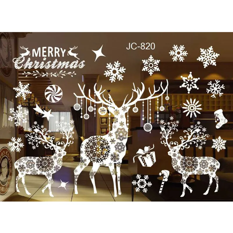 New Year Window Glass PVC Wall Sticker Christmas DIY Snow Town Wall Stickers Home Decal Christmas Decoration for Home Supplies
New Year Window Glass PVC Wall Sticker Christmas DIY Snow Town Wall Stickers Home Decal Christmas Decoration for Home Supplies