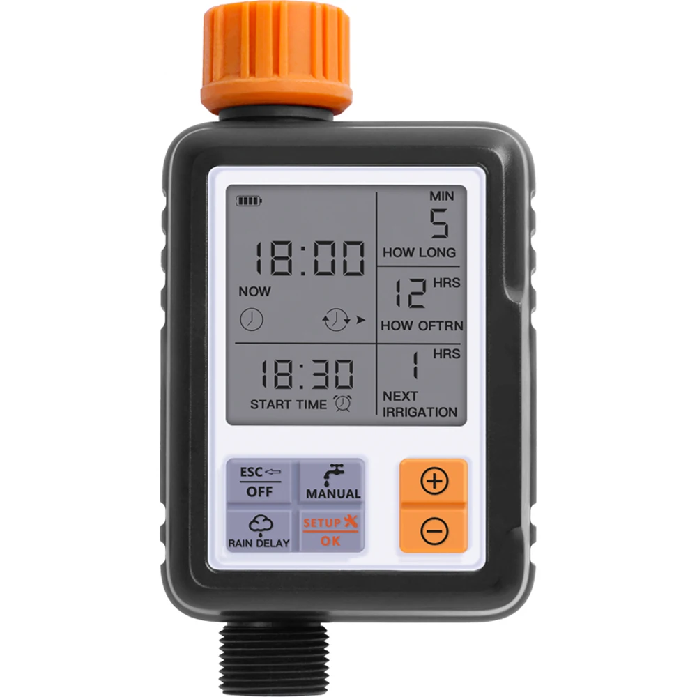 LCD Screen Electronic Automatic Water Timer Sprinkler Controller Outdoor Garden Timer Automatic Watering Device Irrigation Tools
LCD Screen Electronic Automatic Water Timer Sprinkler Controller Outdoor Garden Timer Automatic Watering Device Irrigation Tools